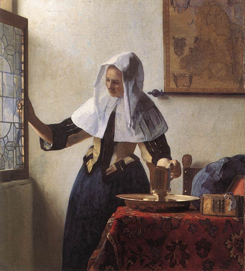 VERMEER VAN DELFT, Jan Young Woman with a Water Jug wer